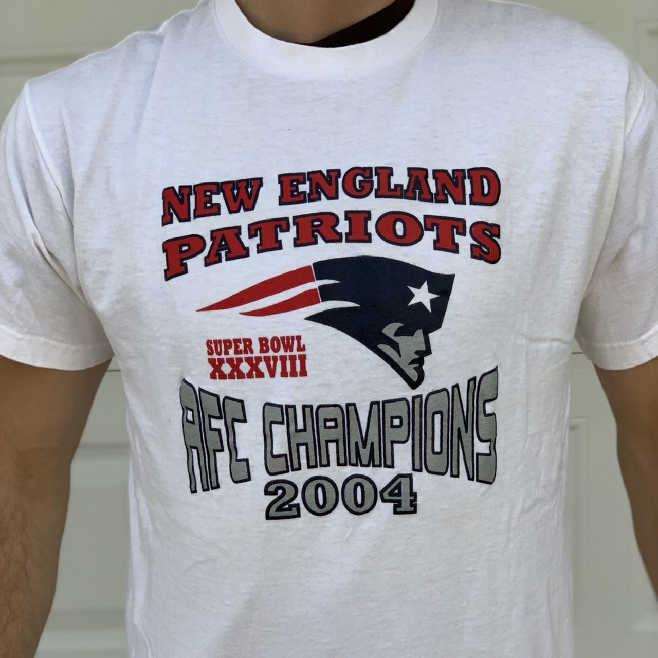 Vintage New England Patriots 2004 Super Bowl Sweatshirt Size Large