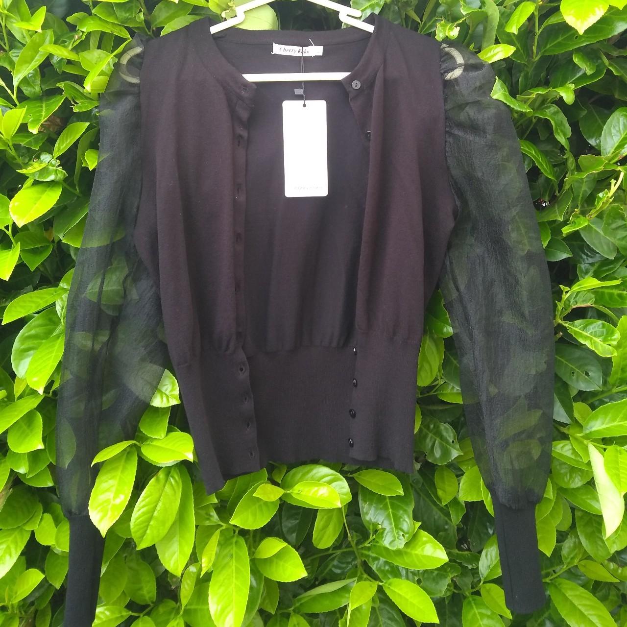 cardigan organza