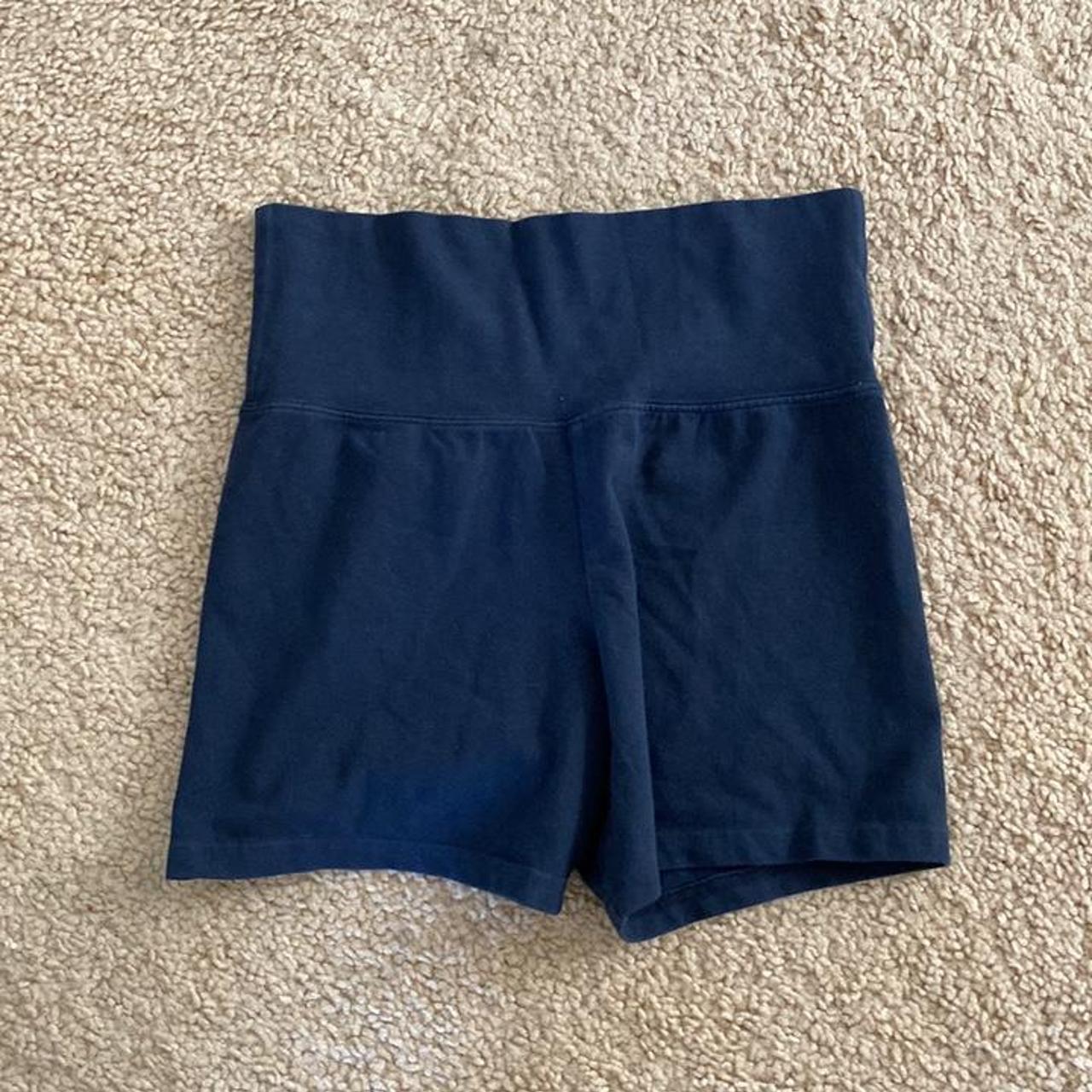 Brandy Melville Women's Navy Shorts | Depop