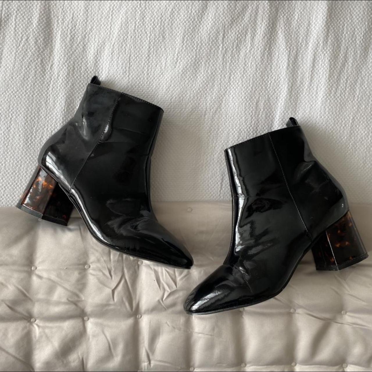 miss kg patent boots