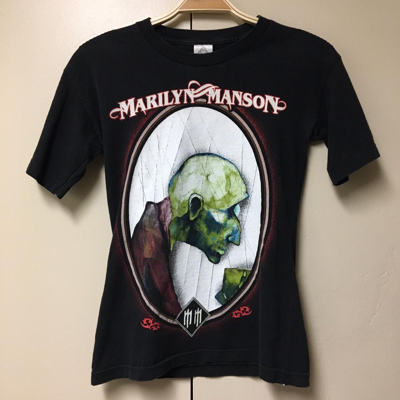 Y2k Marilyn Manson 2003 The golden Age of Grotesque Black selling Tour Shirt Size Large