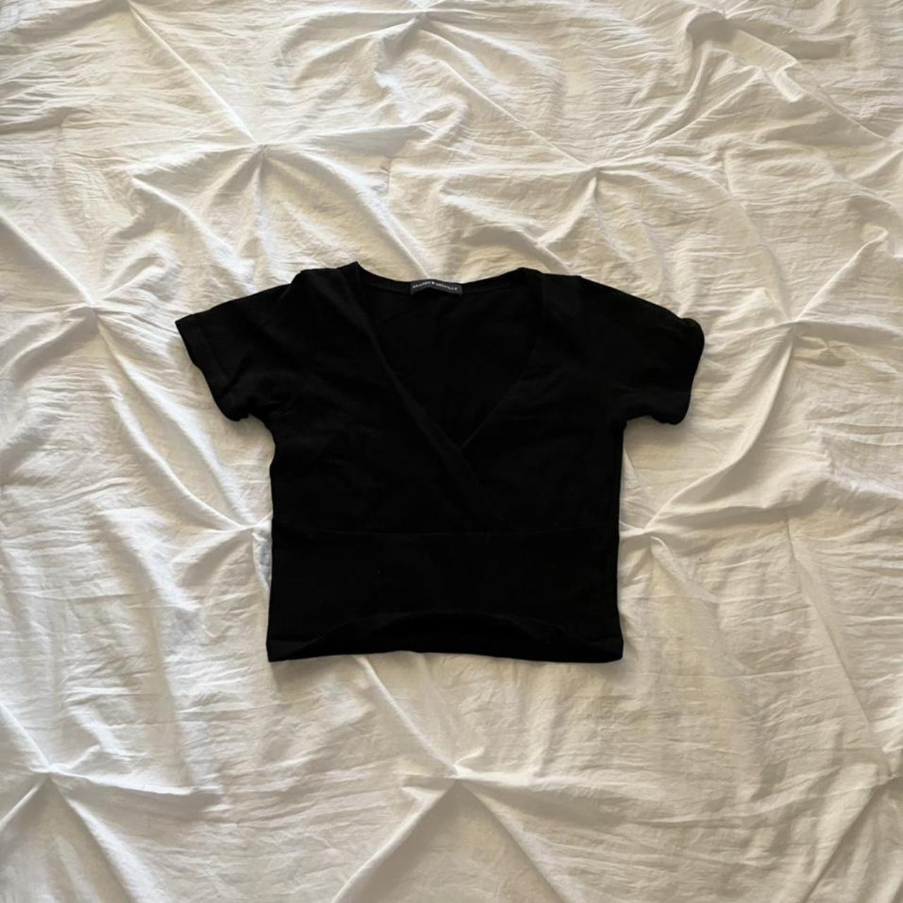 Brandy Melville Black Agatha Top Depop Payments Depop