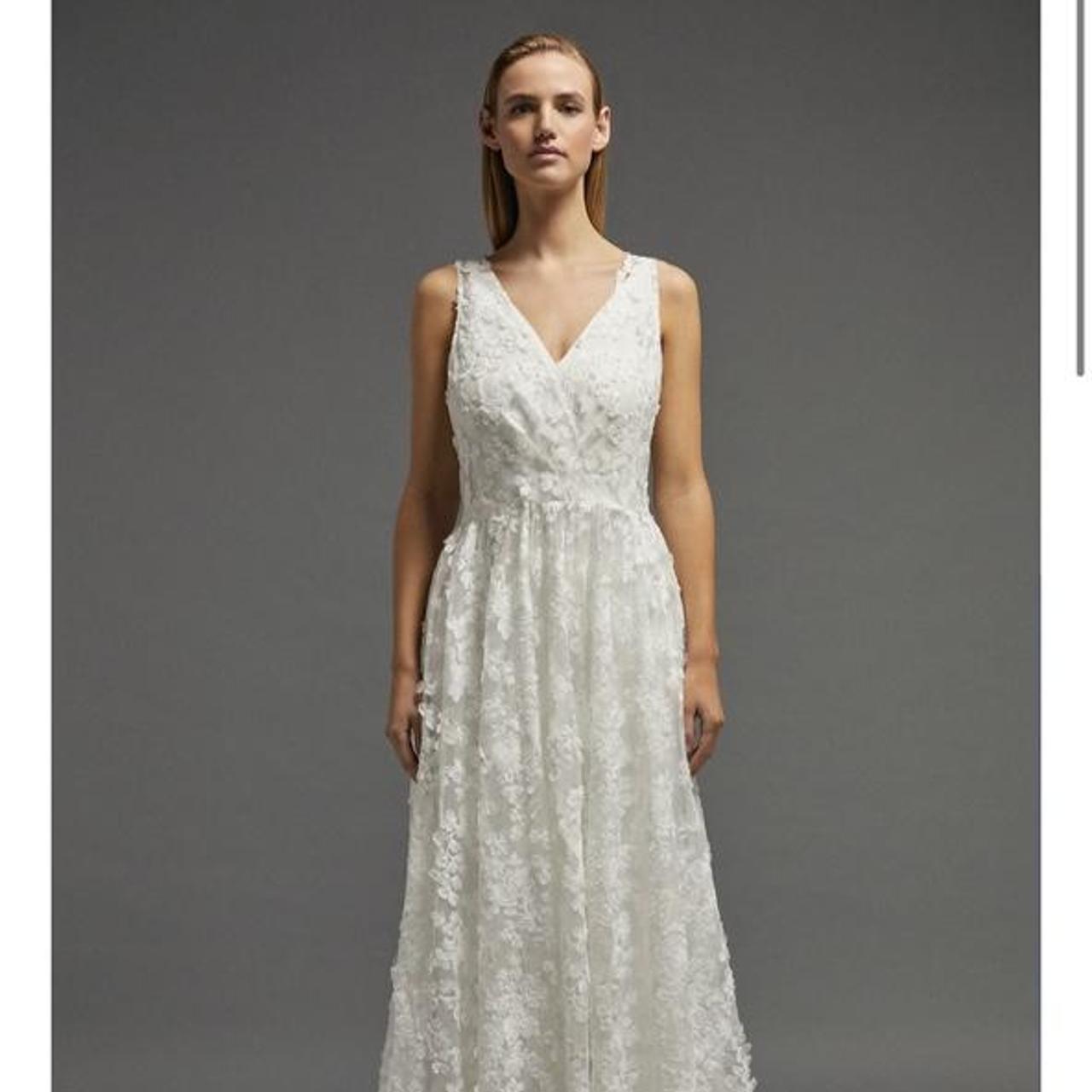 Coast fashion 3d Lace Halter Dress Wedding dress Rrp... - Depop