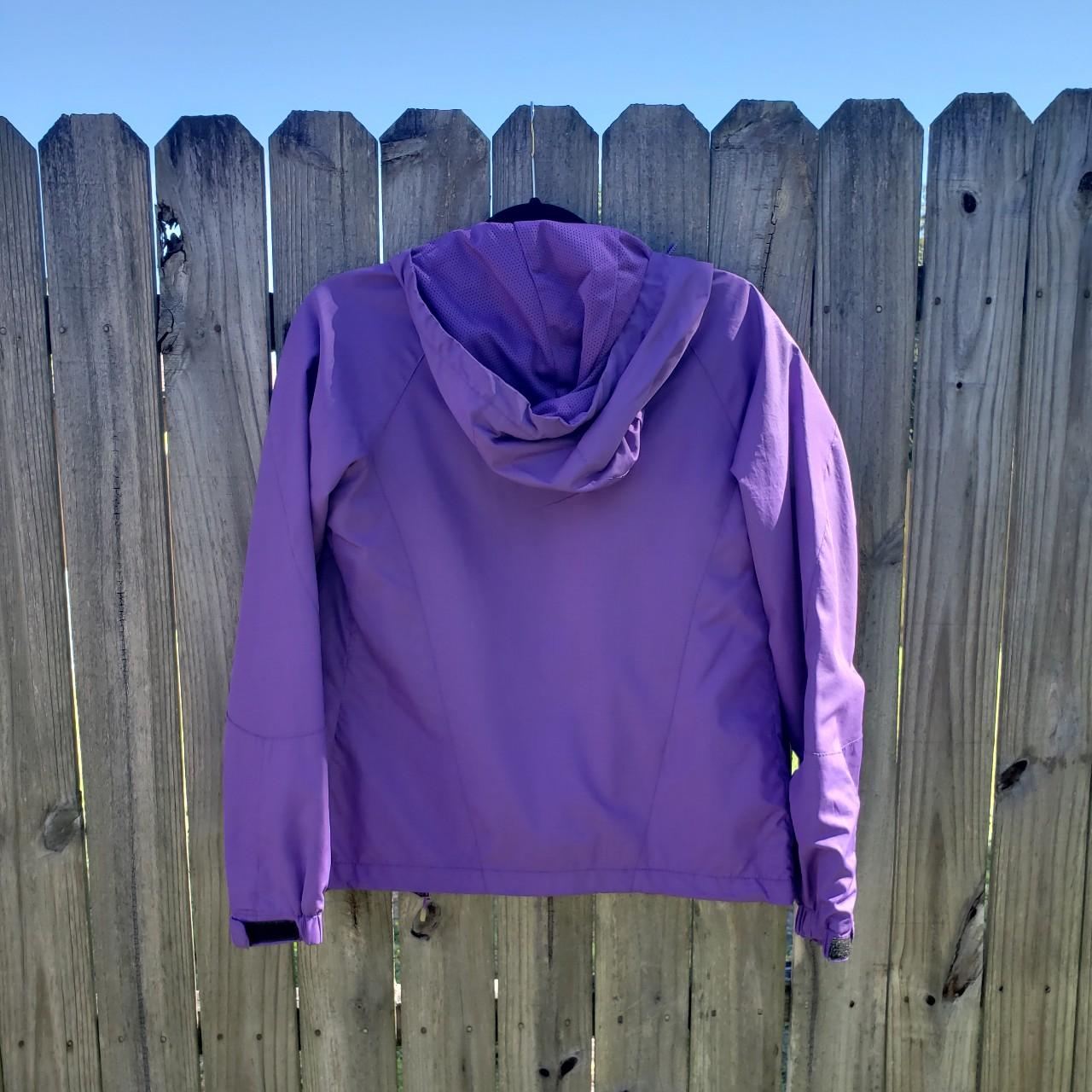 Purple new balance windbreaker. Mesh lined for... - Depop