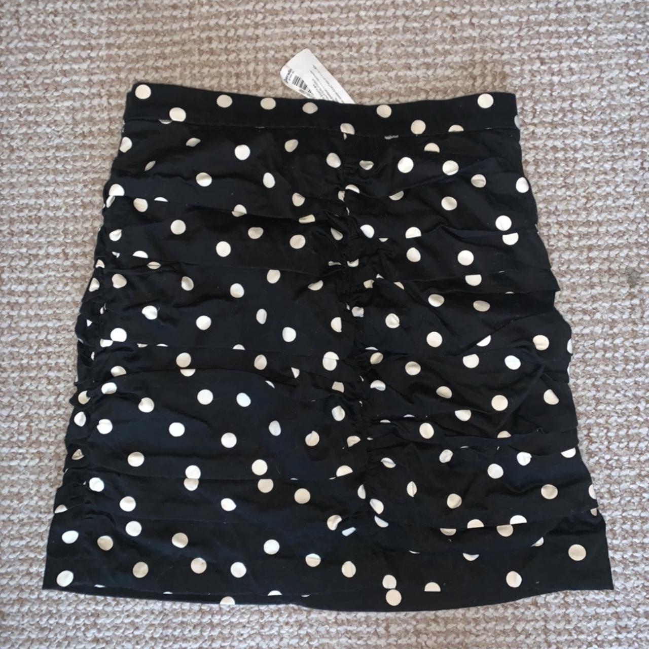 Cute polka dot miniskirt from Stradivarius Really... - Depop