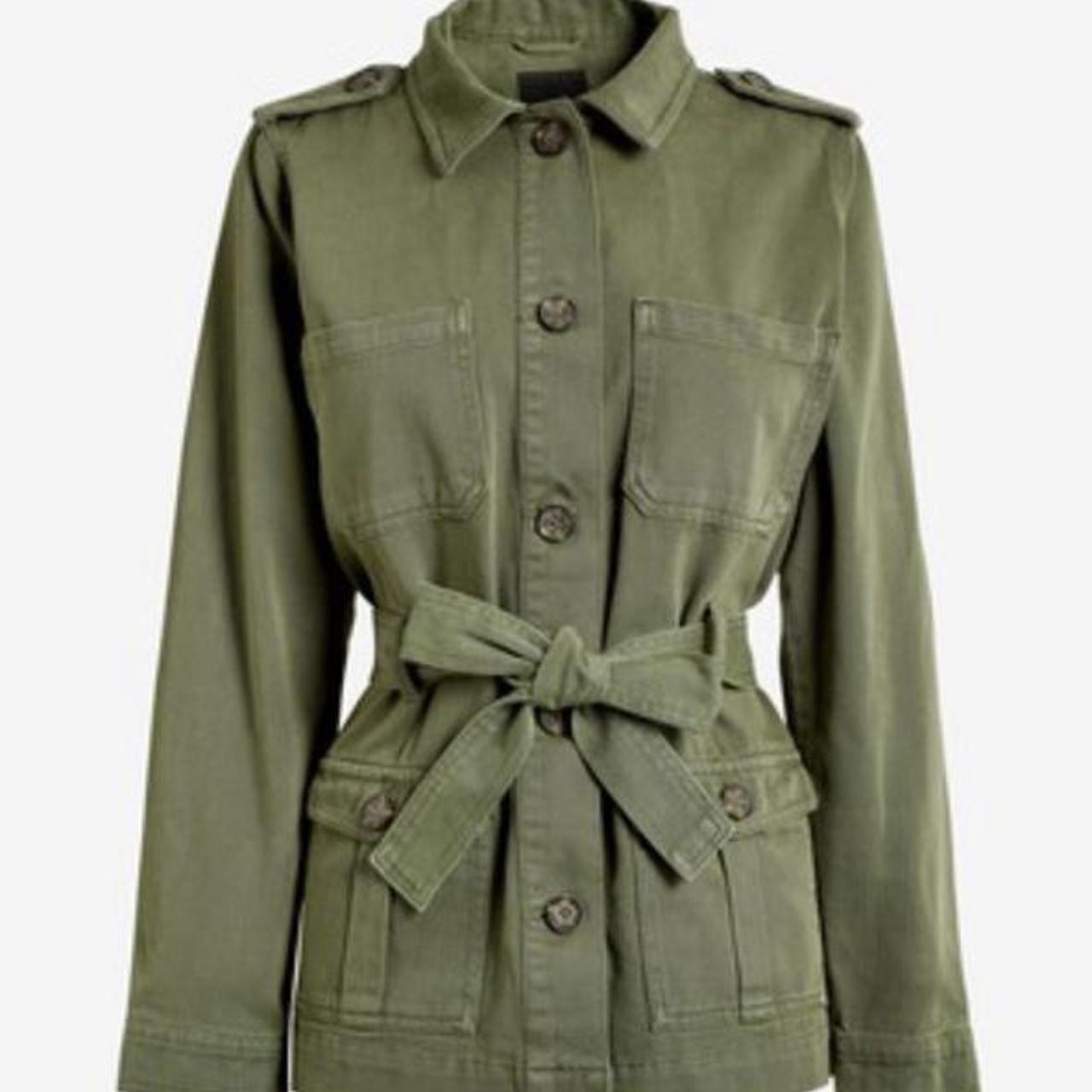Next Women's Khaki Jacket Depop