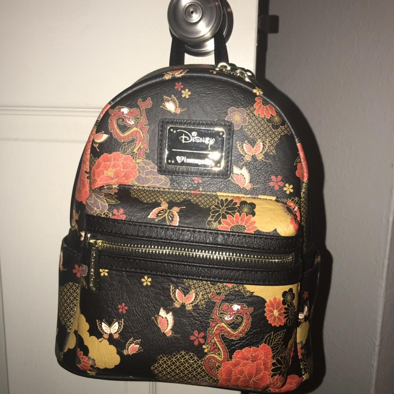 loungefly mushu mini backpack