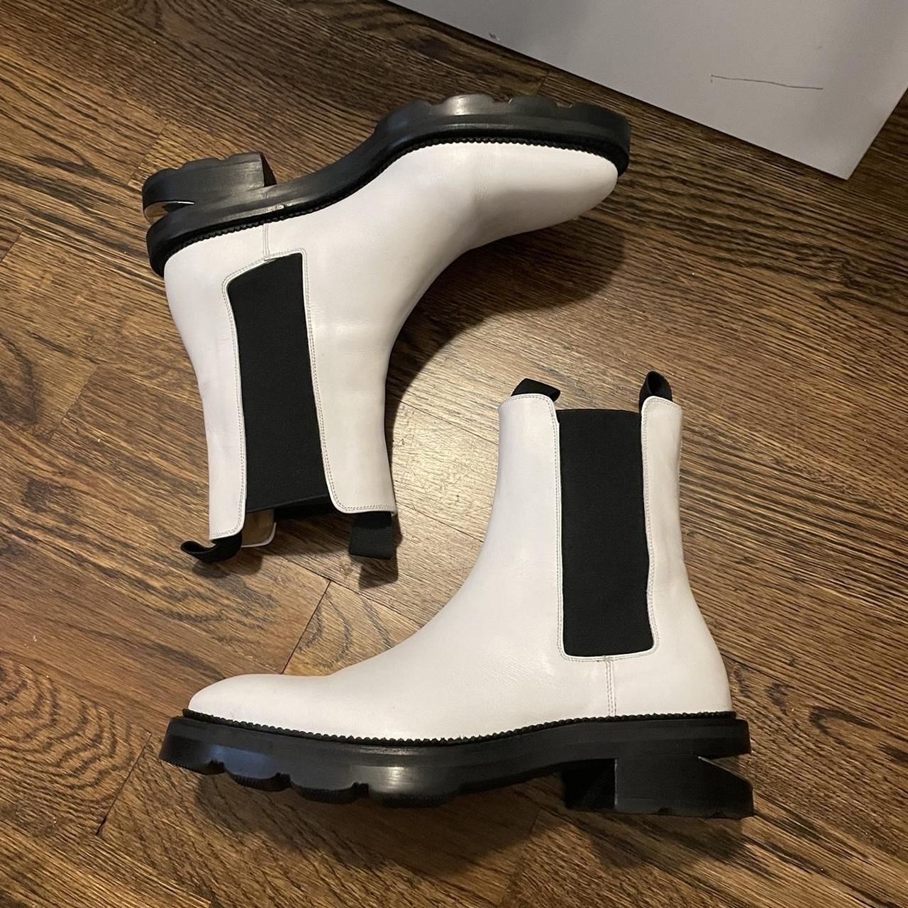 Alexander Wang Andy Boots in White. Chelsea style....
