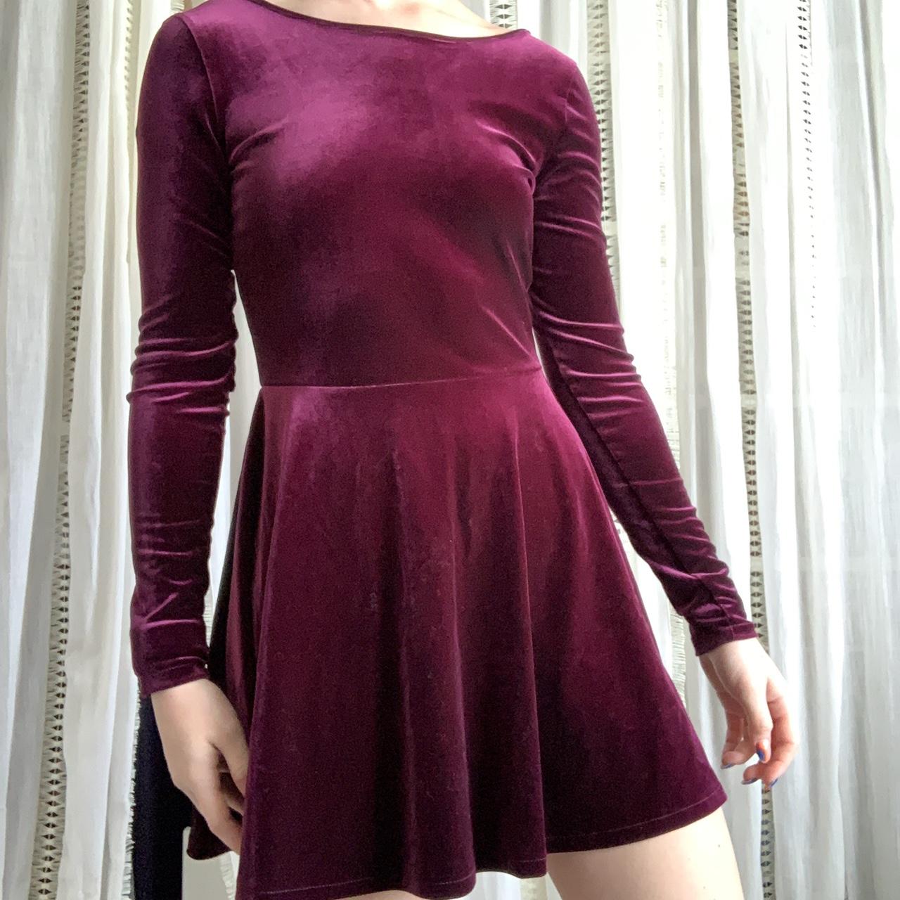 Aeropostale velvet sale dress