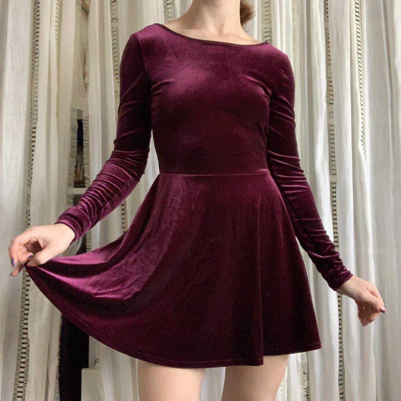 Aeropostale velvet dress sale