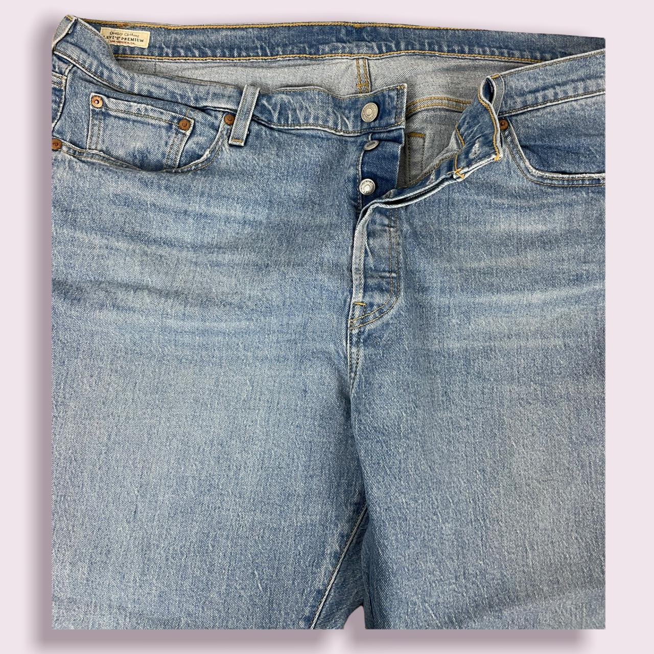 Levi’s 501 Classic Jeans W44 L25 light blue wash ... - Depop