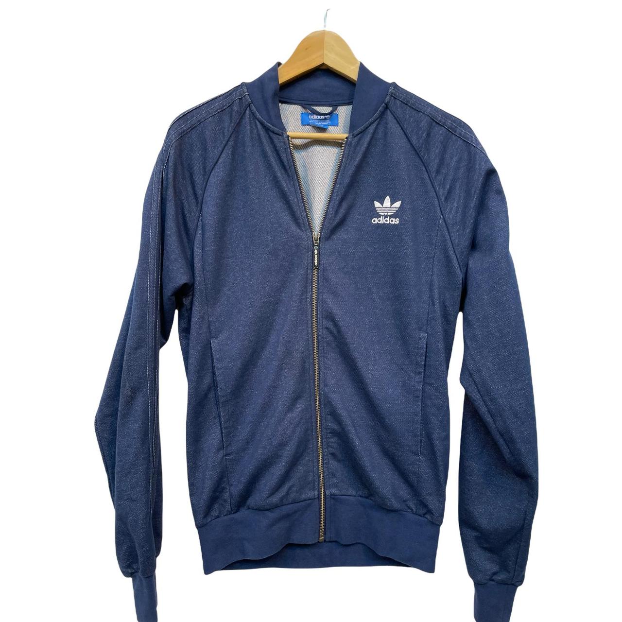 adidas denim bomber jacket