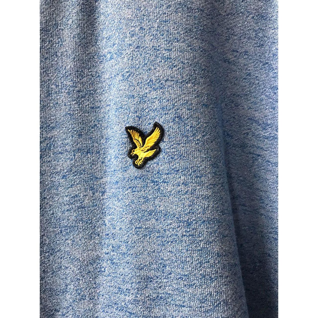 Lyle & Scott Blue Sweatshirt Long Sleeve Mens... - Depop