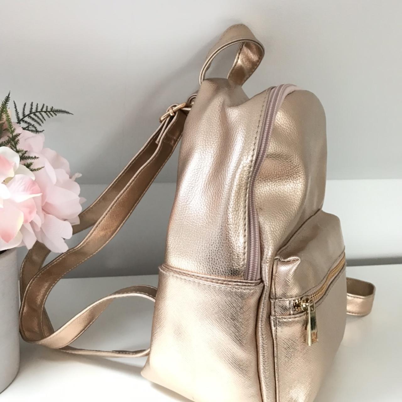 Rose gold outlet small backpack