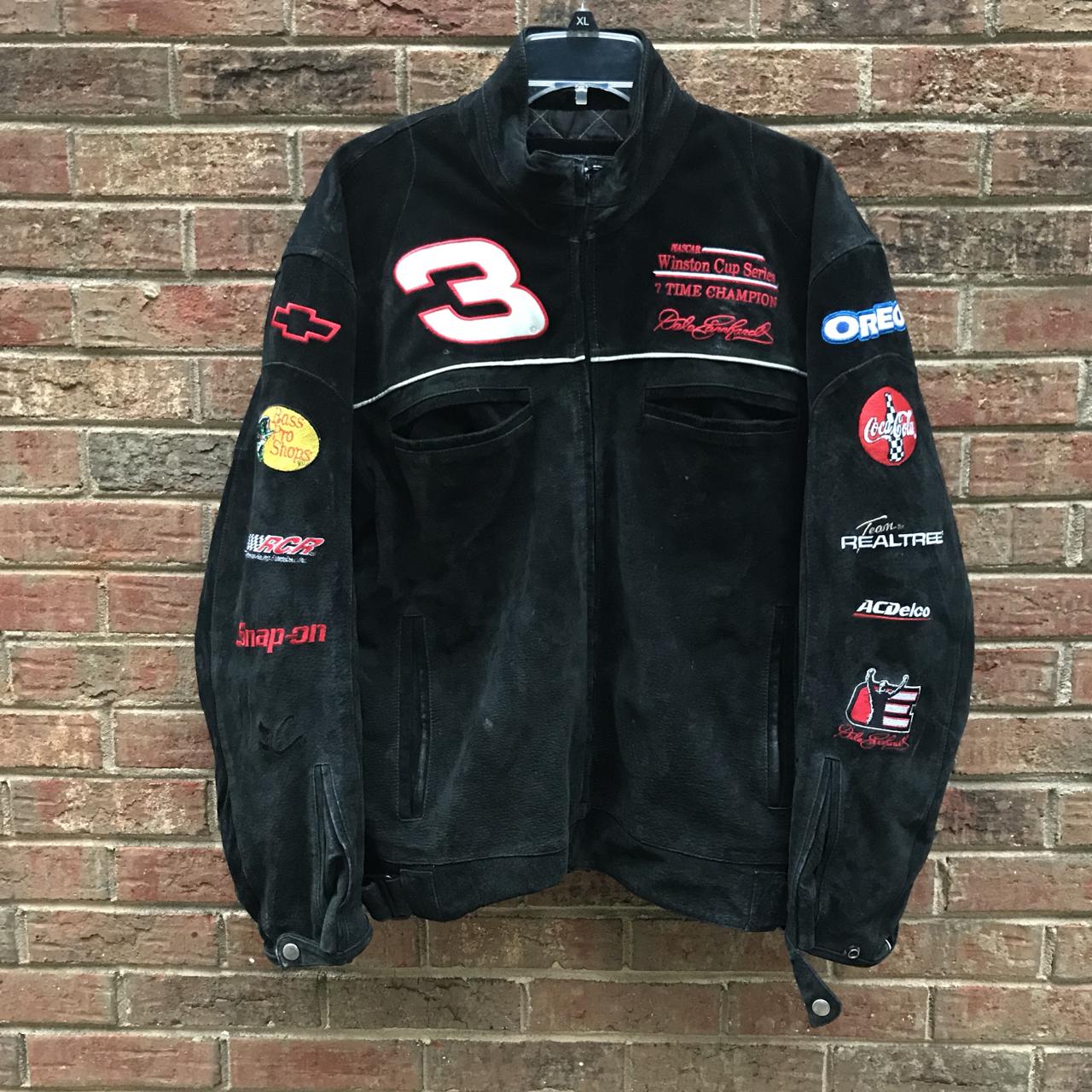 Wilson leather x chase authentics nascar dale... - Depop