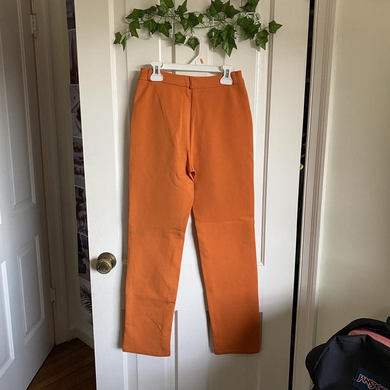 Women's Orange Trousers | Depop