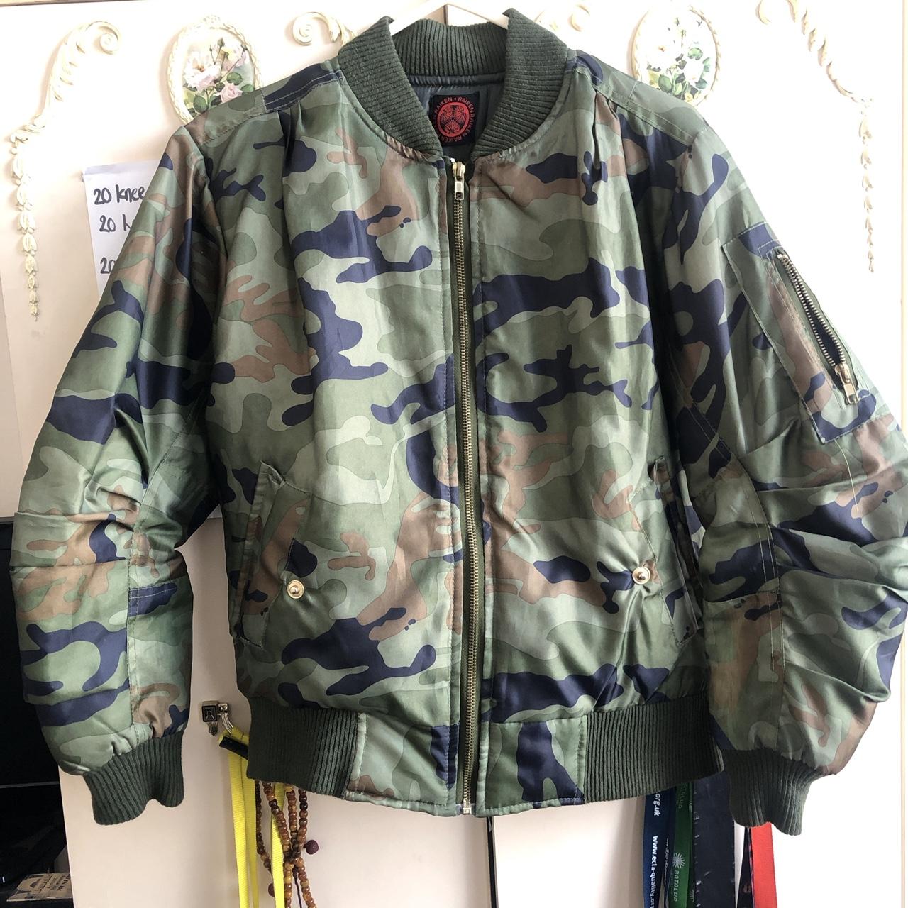 Women Camo Bomber Jacket Fairly... - Depop