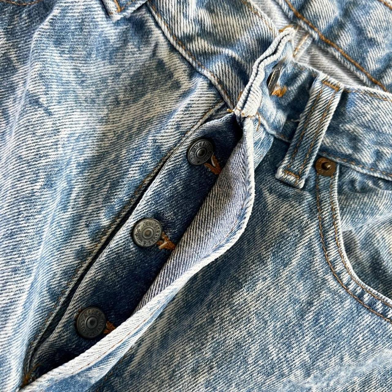 Vintage Levi’s 501 stonewashed denim jeans! Great... - Depop
