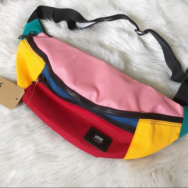 vans ward color block fanny pack