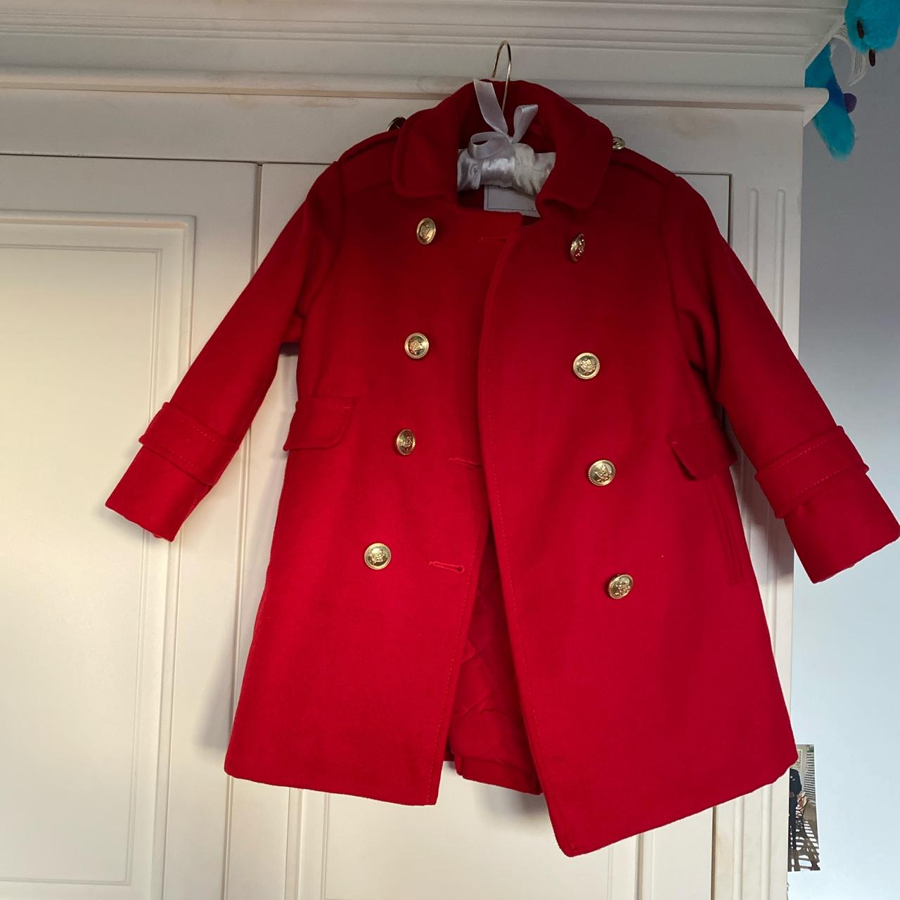 Girls hotsell military coat