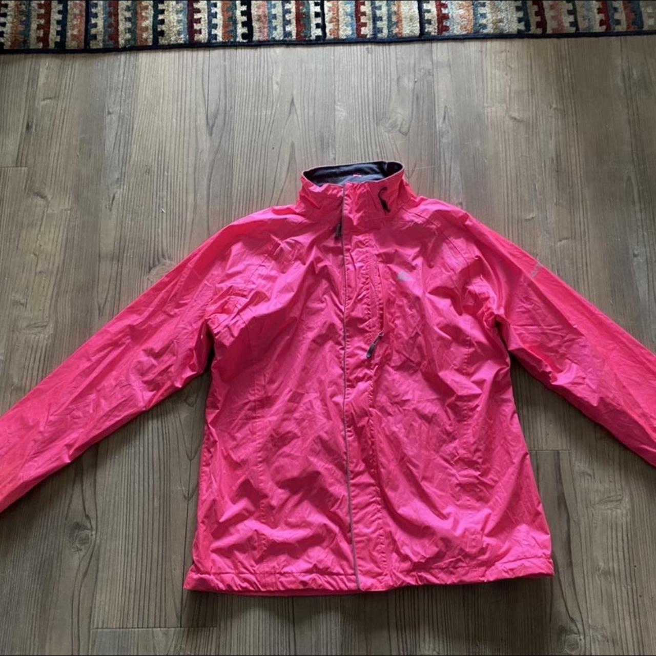 Dare 2Be neon pink windbreaker jacket with... - Depop