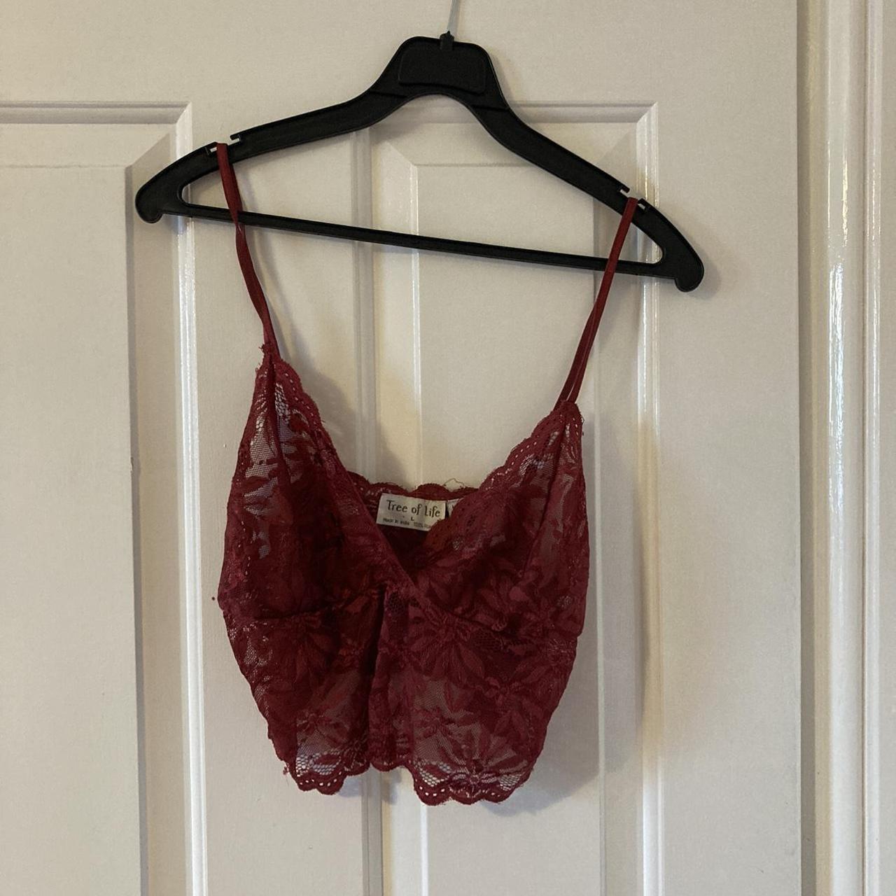 Gorgeous Tree Of Life Lace Bralet Size Medium Best Depop