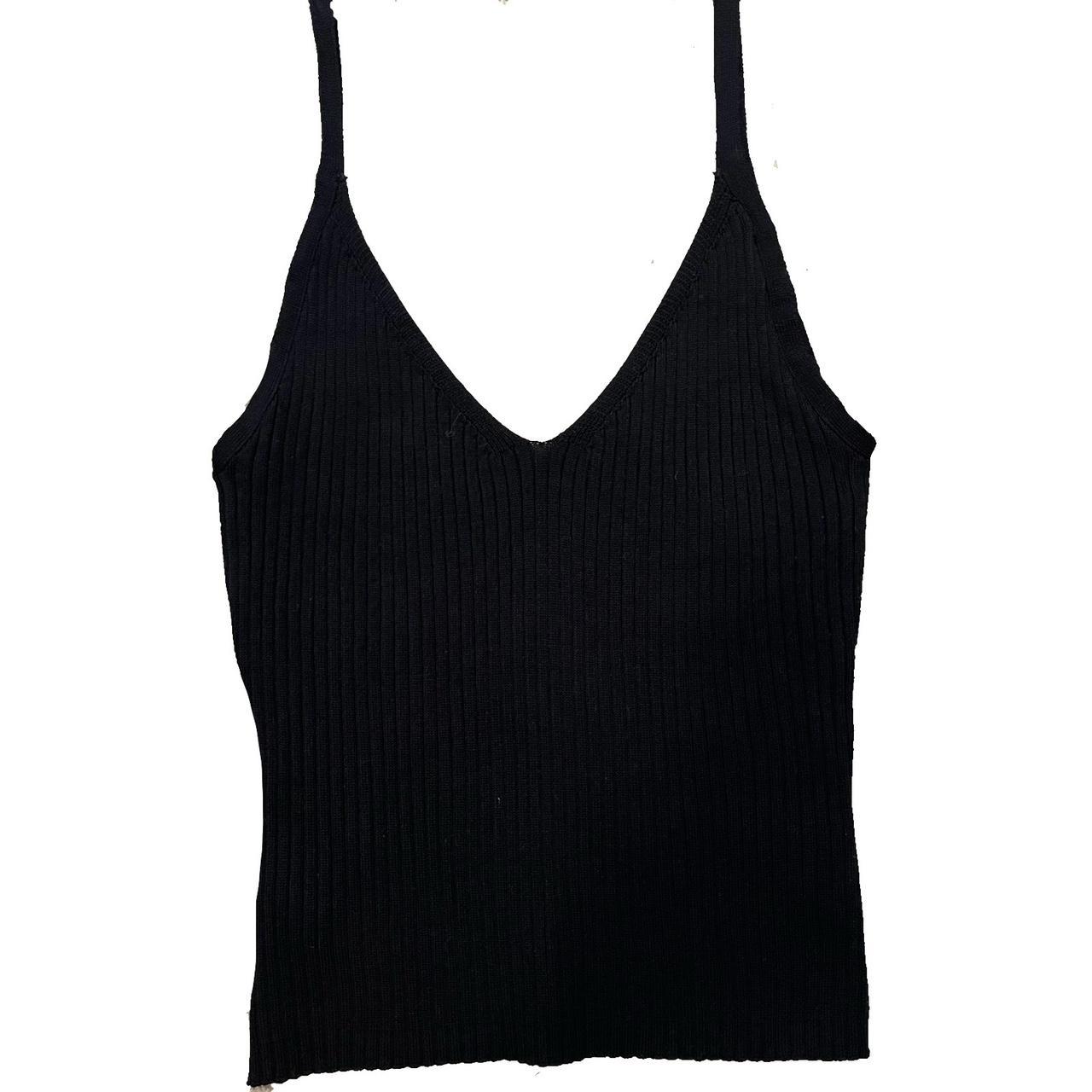 Urban Outfitters Women's Black Vest Depop