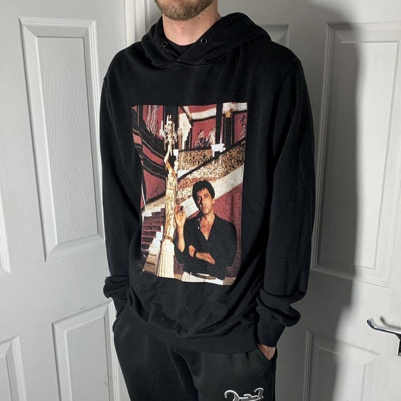 Trapstar Tony Montana Scarface Hoodie nice oversized... Depop