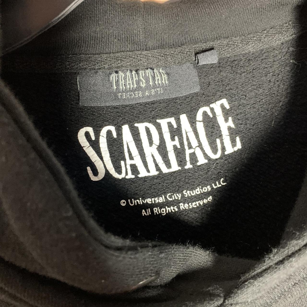 Trapstar Tony Montana Scarface Hoodie nice oversized... Depop