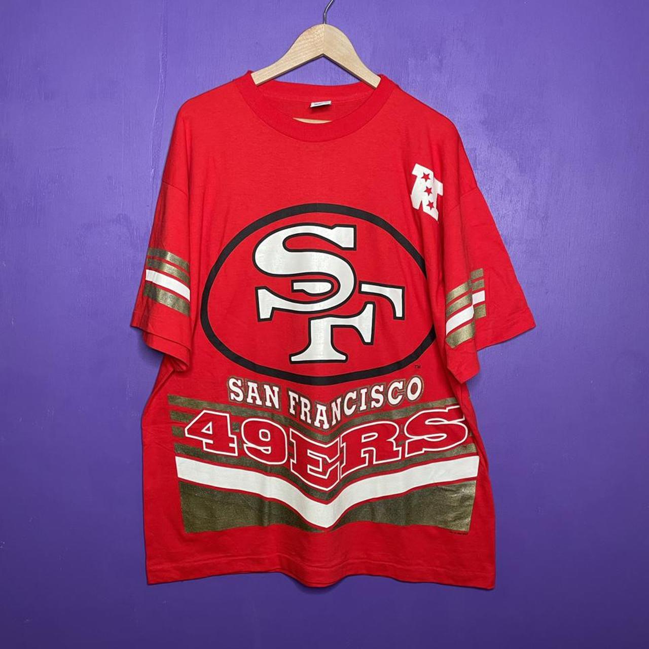 Vintage San Francisco 49ers Salem sportswear AOP - Depop