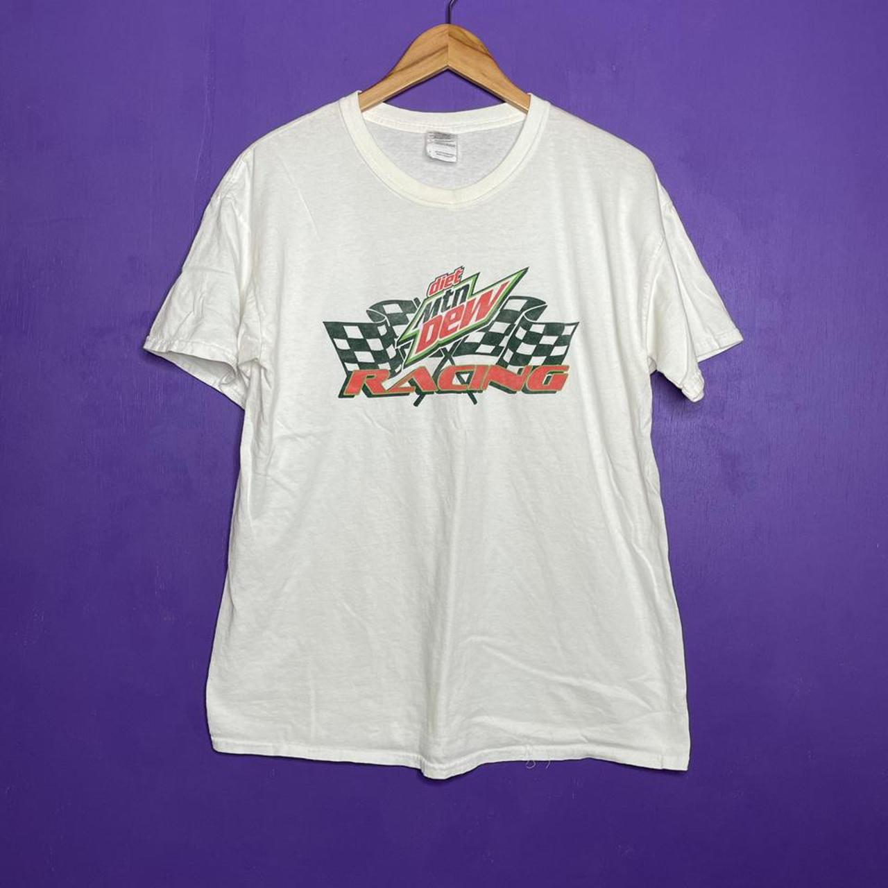 Essential Mountain Dew Racing t-shirt. Is in amazing... - Depop