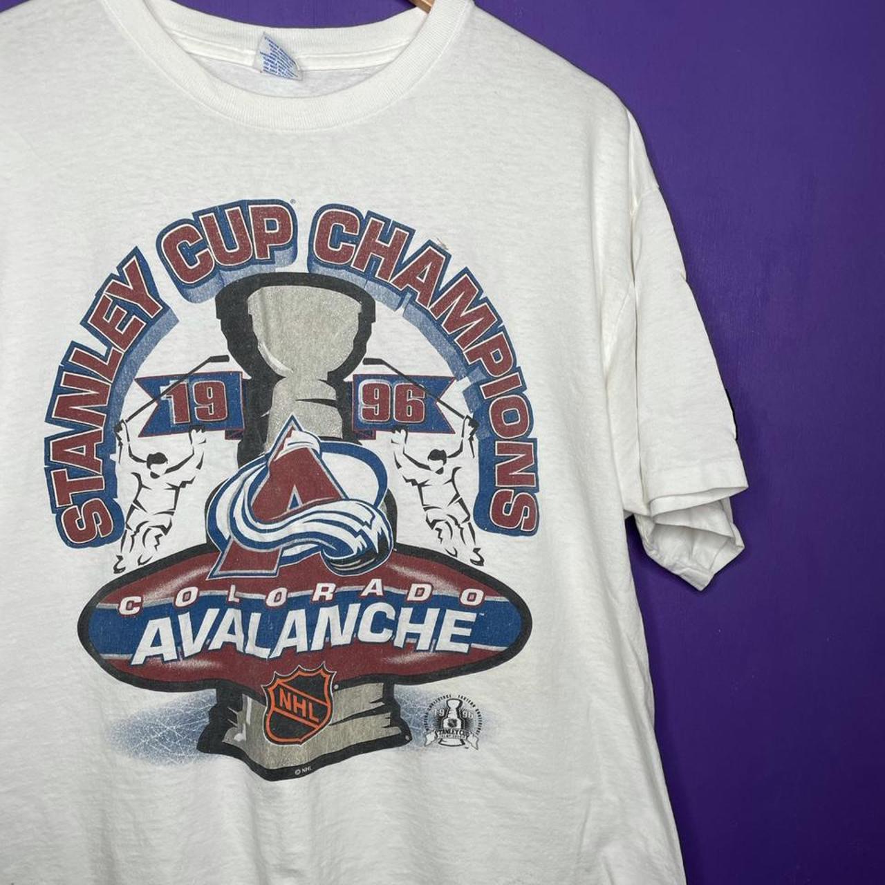 ☄️Vintage 1996 Colorado Avalanche Stanley Cup - Depop