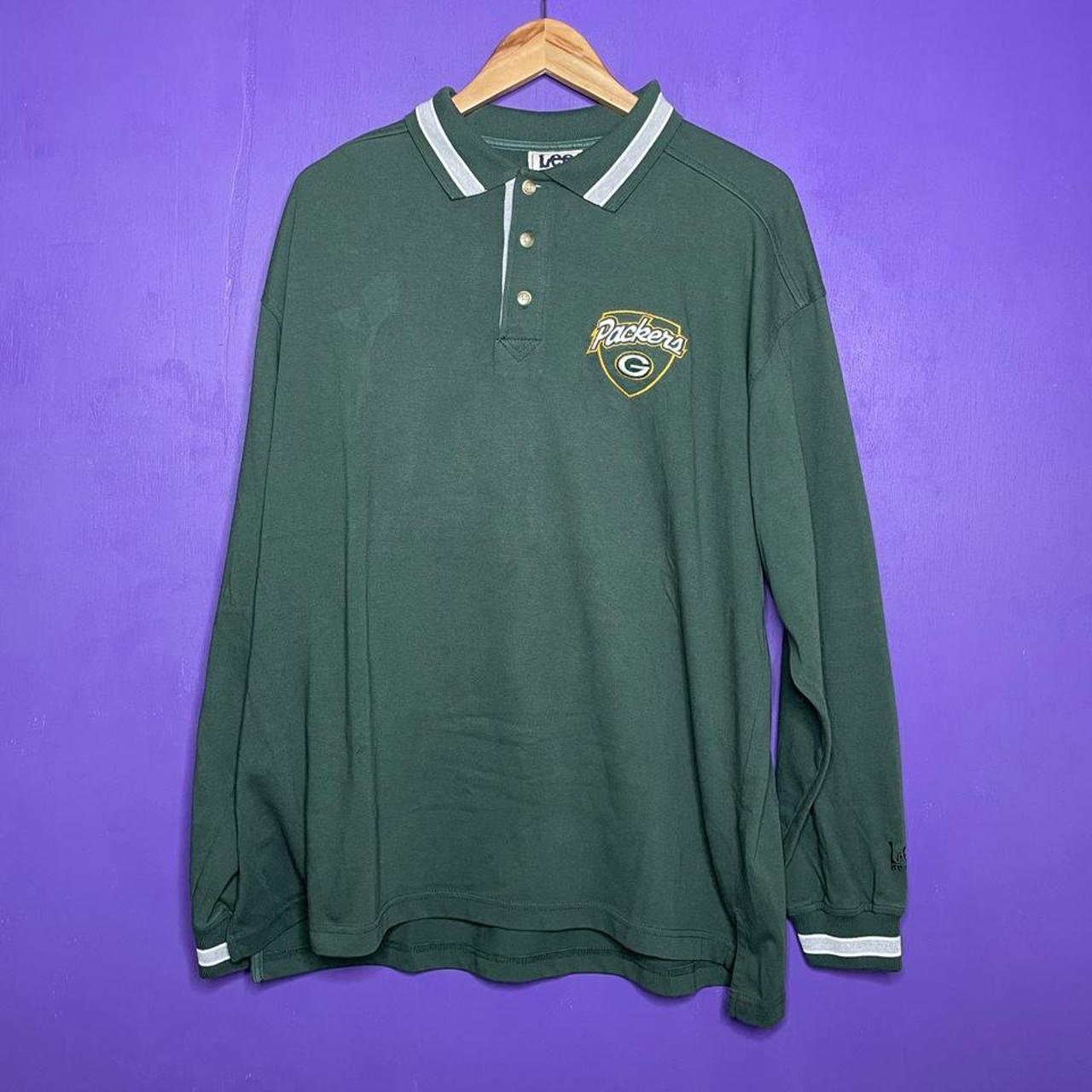 Green Bay Packers collared shirt! Excellent - Depop