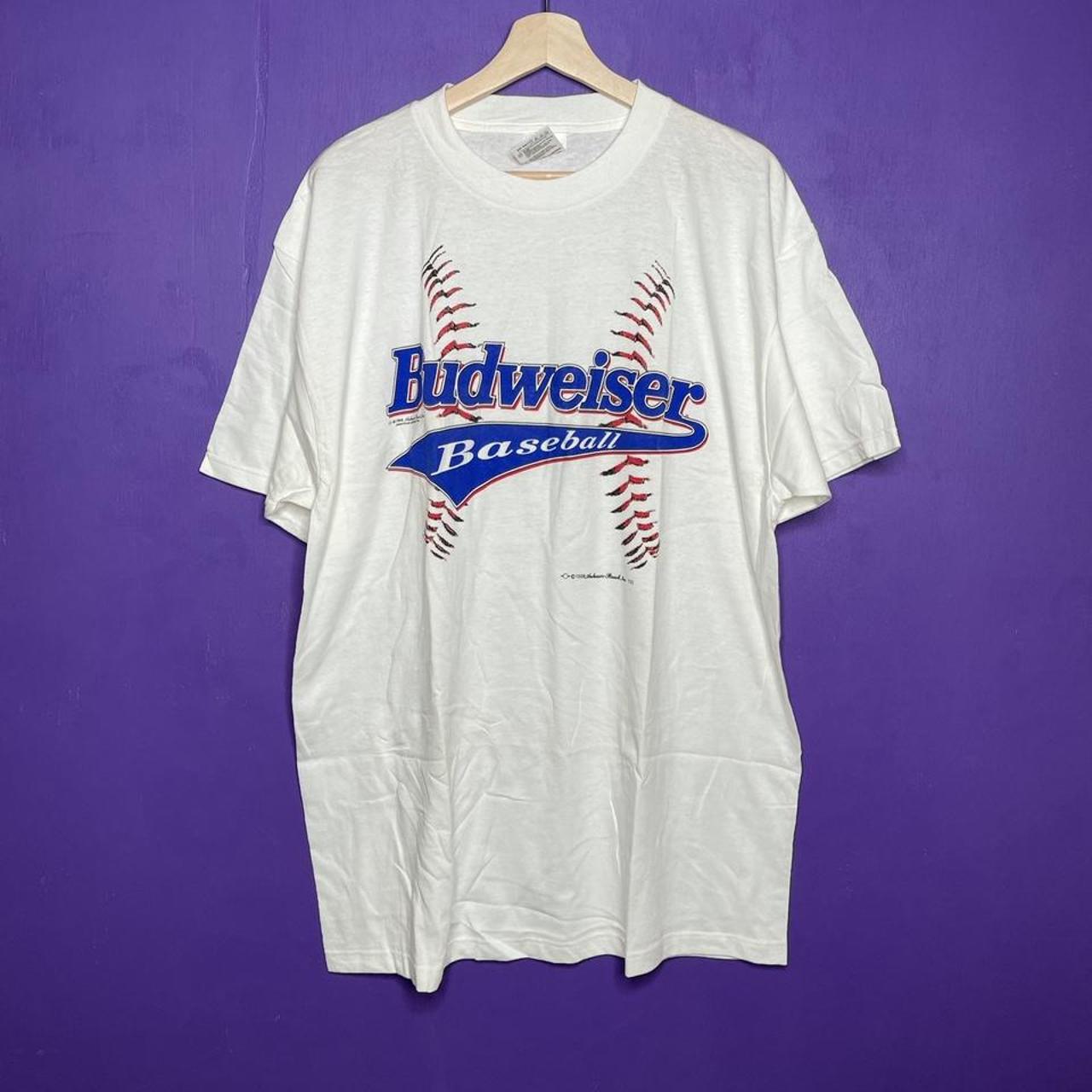 Budweiser Vintage Baseball Jersey XL