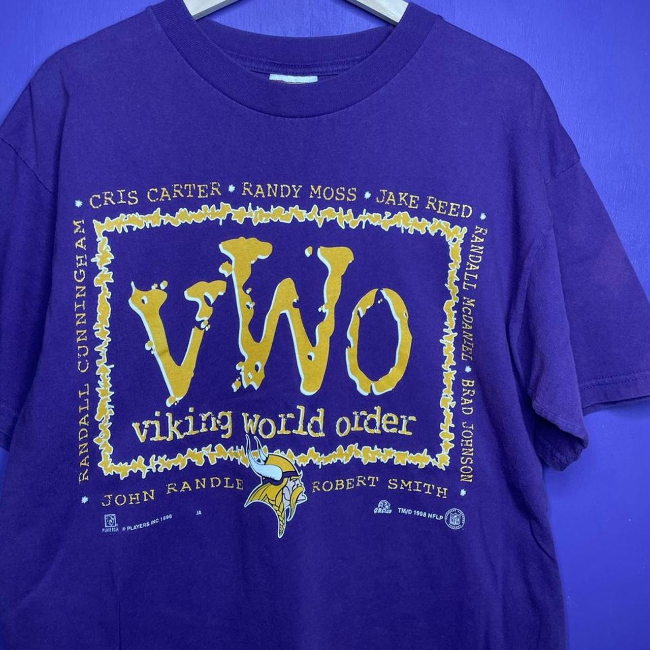 Vintage 90's Minnesota Vikings Tshirt Single stitch, - Depop