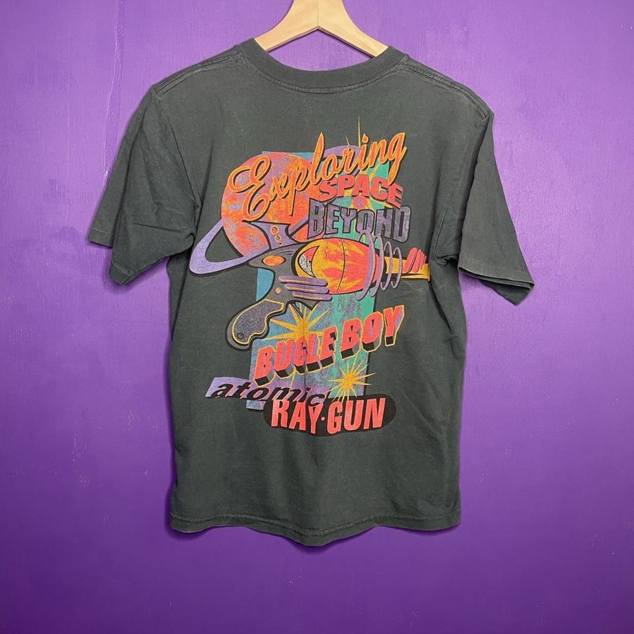 Vintage Bugle Boy Ray Gun T-shirt. Is In Amazing - Depop