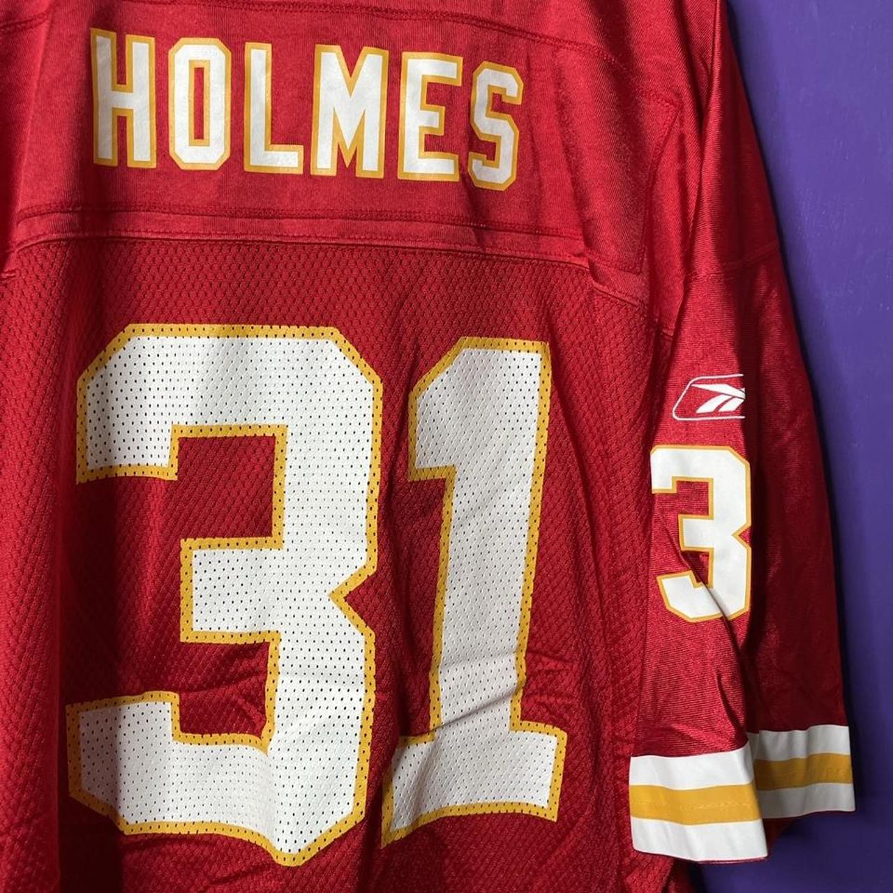 KANSAS CITY CHIEFS PRIEST HOLMES # 31 FOOTBALL JERSEY SZ MEN'S XLG BY  REEBOOK