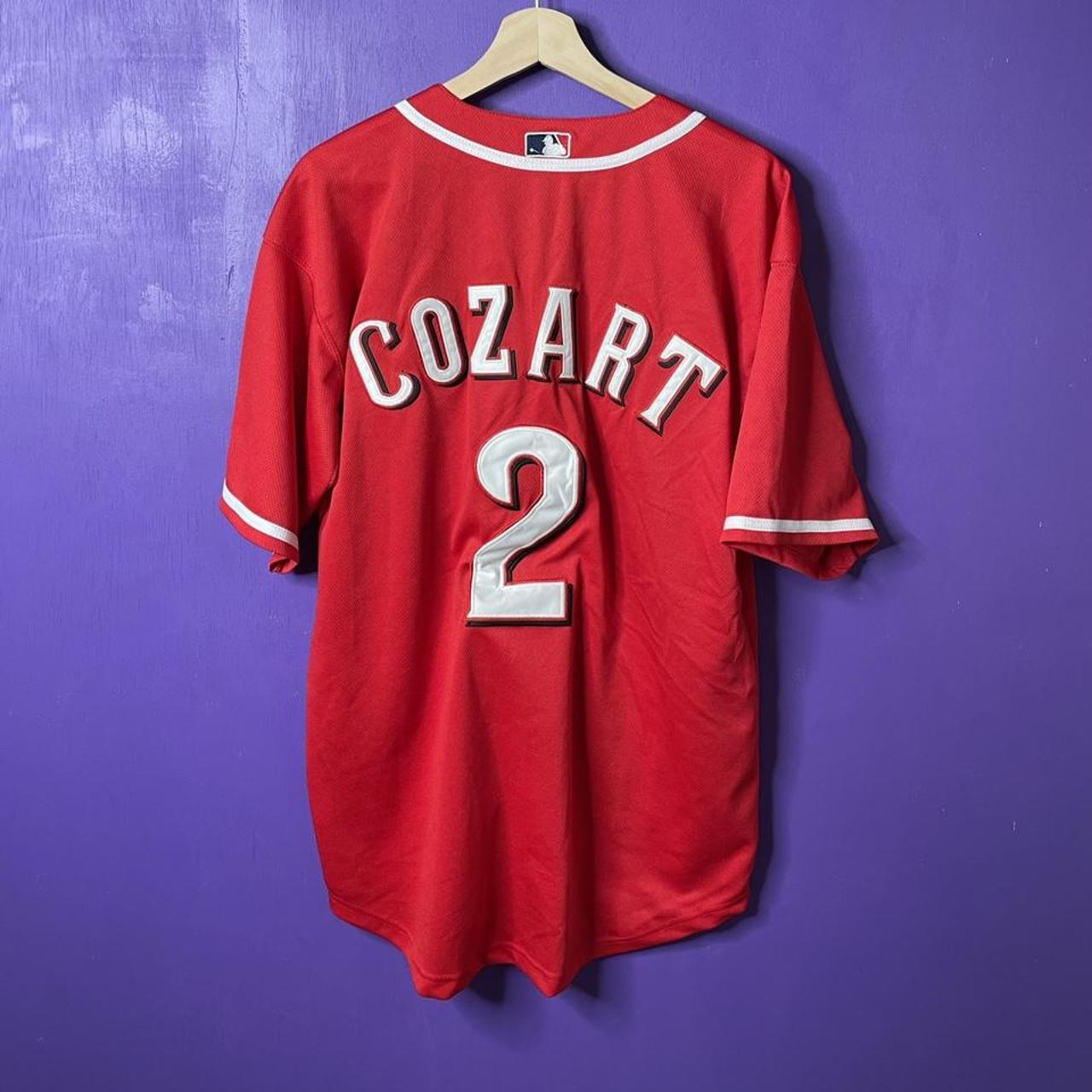 Vintage Cincinnati reds Zack Cozart baseball jersey. - Depop