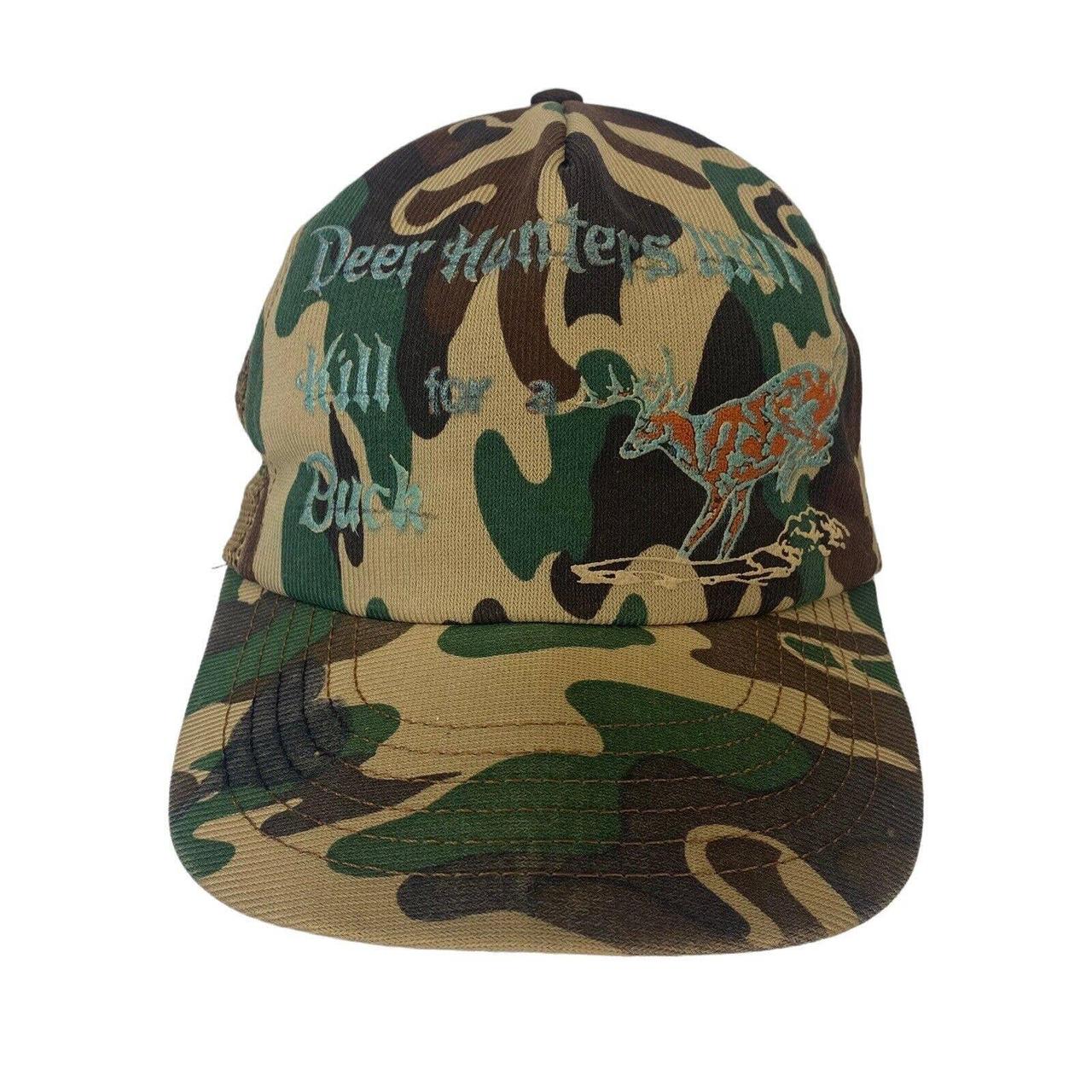 This vintage deer hunting hat is in used condition.... Depop