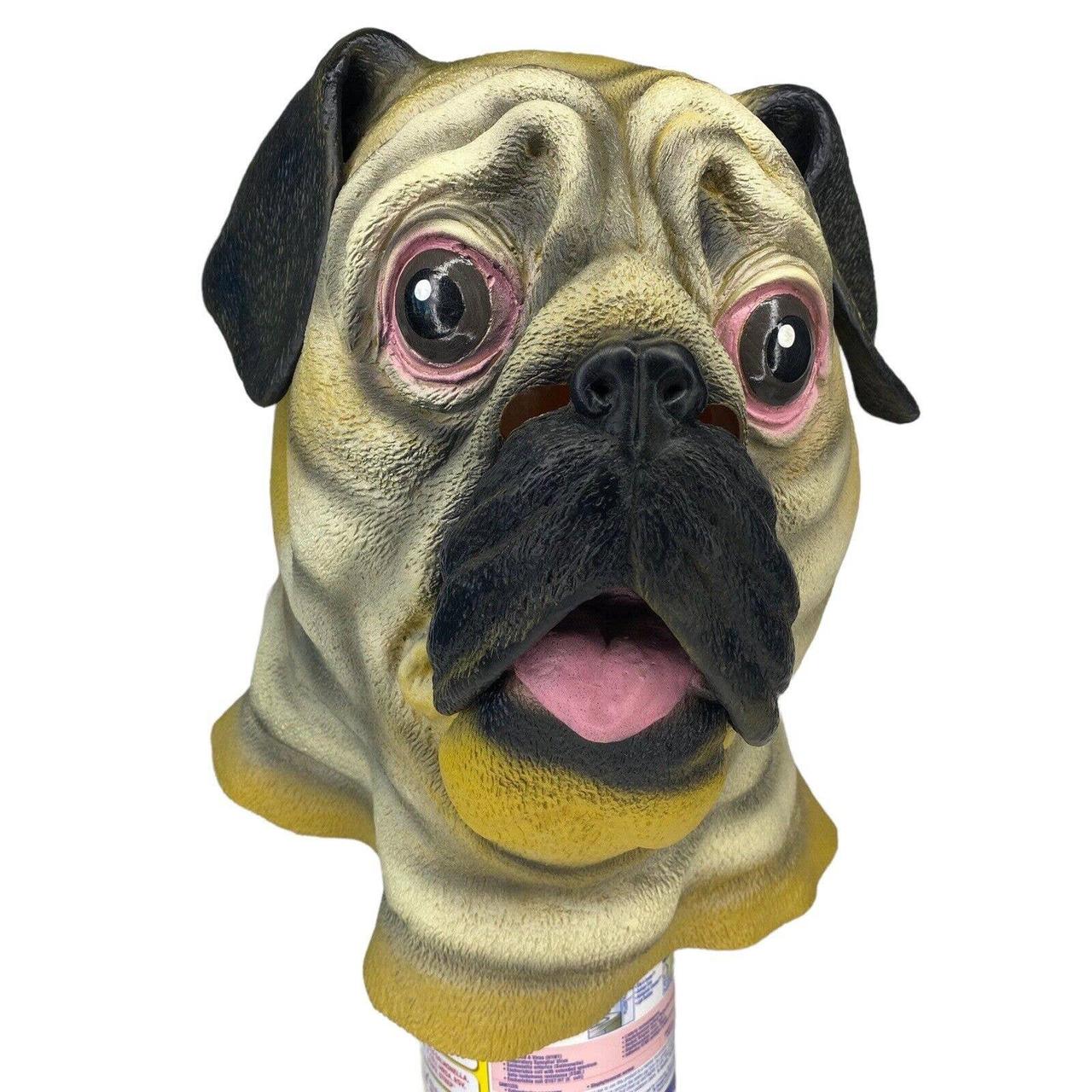 This Pug Halloween mask is in gently used condition.... - Depop