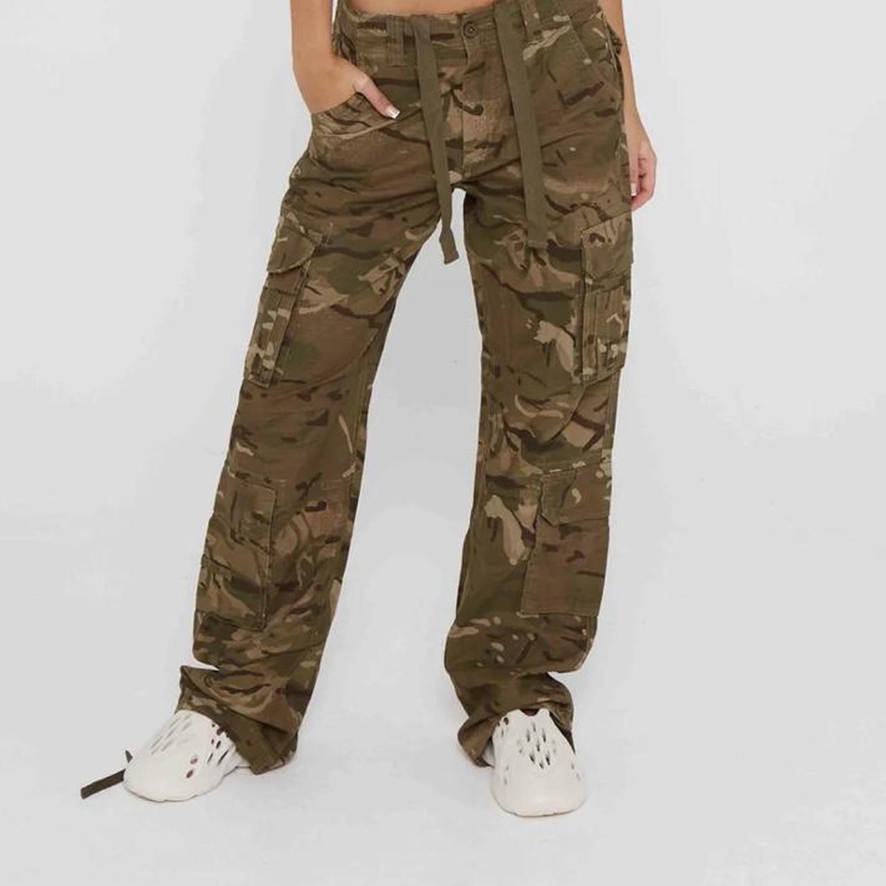 Luxetokill camo cargo pants. Size: UK10 #cargos... - Depop