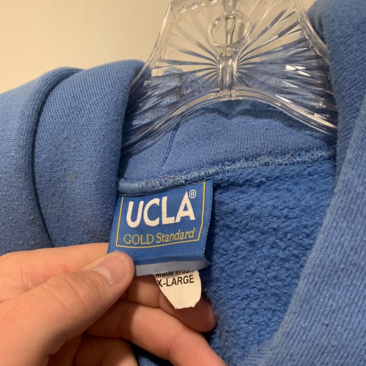 UCLA hoodie blue and gold colors 8.5/10 condition... - Depop