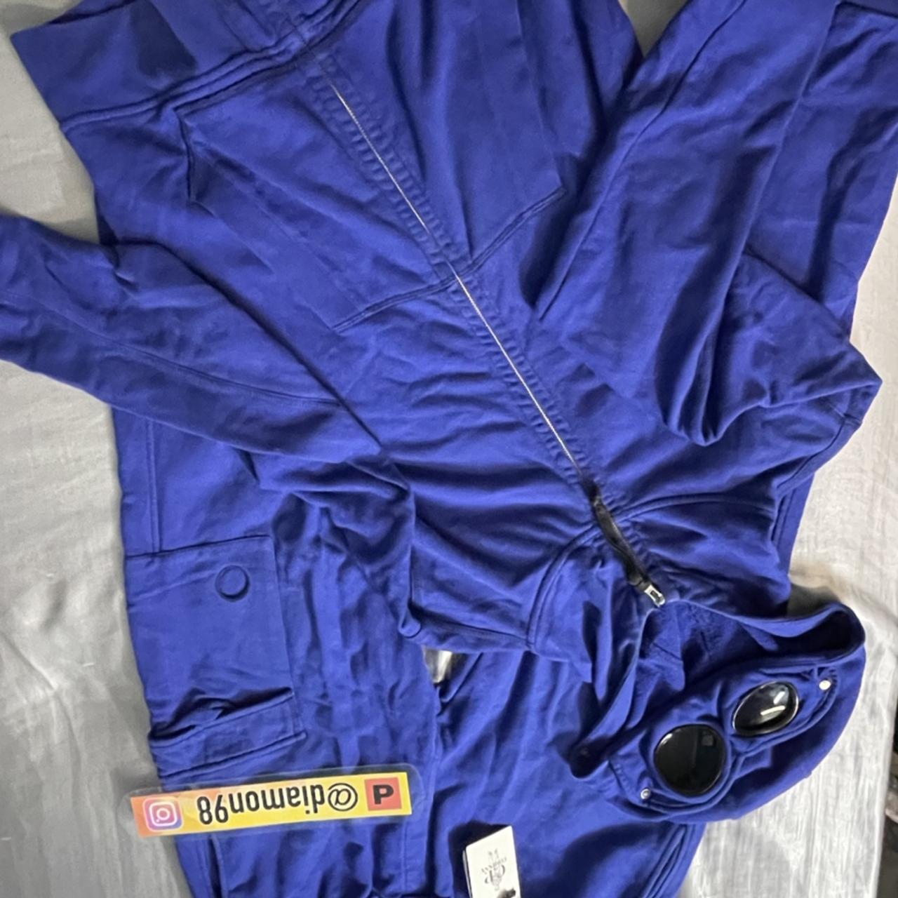 cp company tracksuit blue