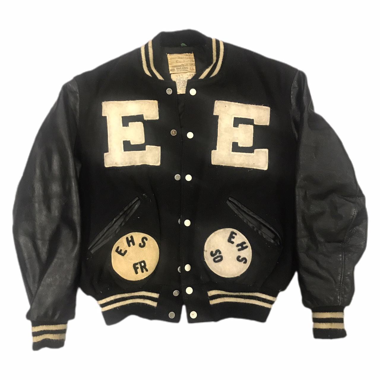 Vintage 80s Era Letterman Jacket Size 44,... - Depop