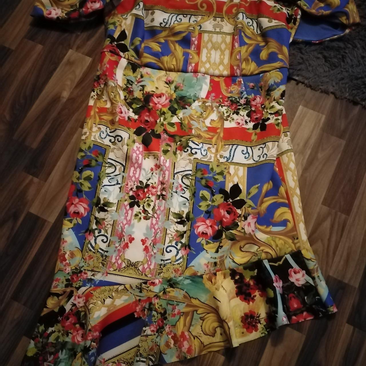 Asos Spanish style dress Aysometric hem Drop... Depop