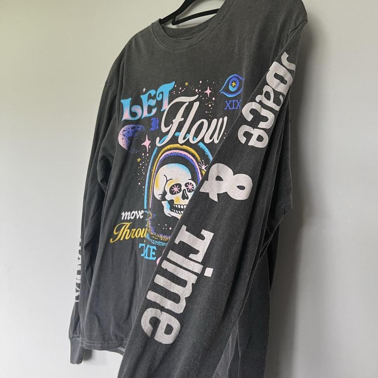 urban outfitters long sleeved graphic tee - Depop