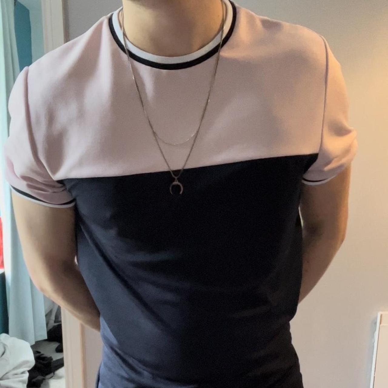 Mens river island contrast t shirt Size medium Depop