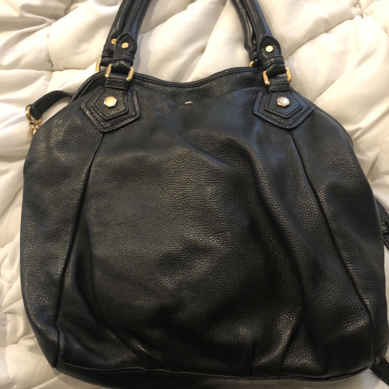 MARC BY MARC JACOBS Classic Q Percy BLACK Leather - Depop