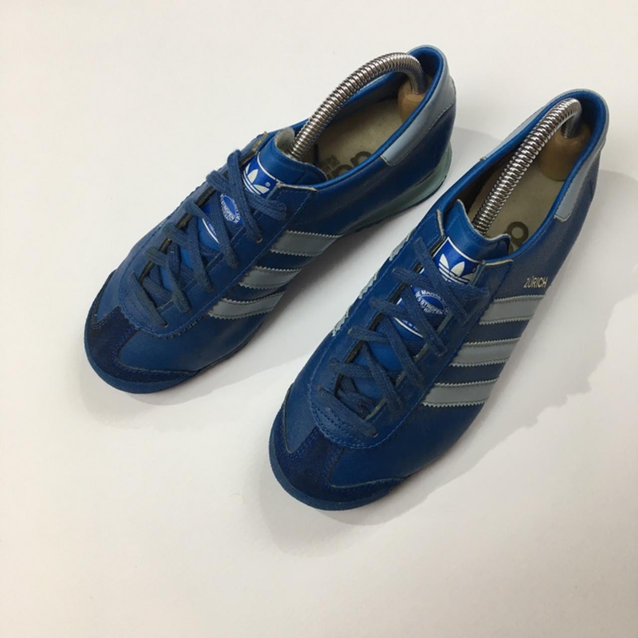 RARE Vintage 70-80s Adidas Zurich Shoes Trainers - UK 5 - Made in Yugoslavia
