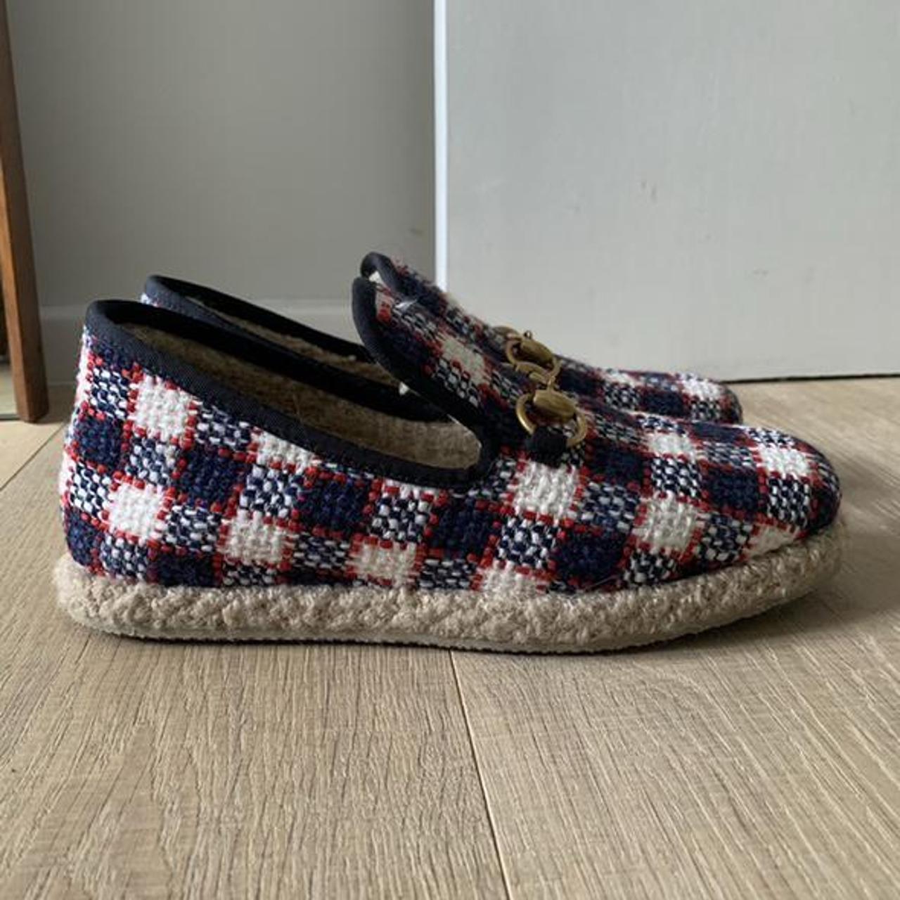Product Image 3 - Gucci fleece tartan loafers. These